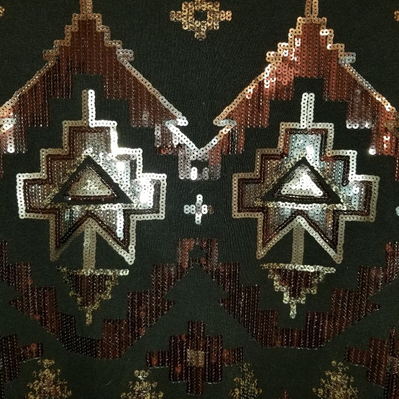 Express NWT shimmer dress Gold and Silver - Picture 7 of 7